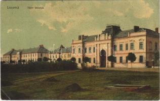 1910 Losonc, Lucenec; Tüzérlaktanya / K.u.k. military artillery barracks (Rb)