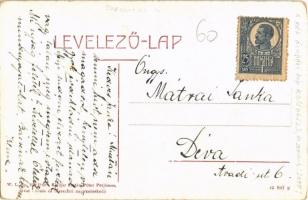 Perjámos, Periam; Fő utca, Stefán Péter üzlete és saját kiadása. W. L. Bp. 2095-2101. / main street,...