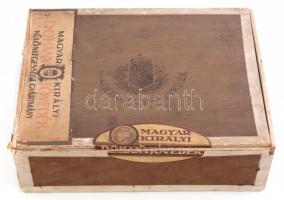 cca 1930 Havanna, Virginia dohány doboz fa doboz 17x21x7 cm