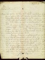 1852 Csiky Sándor 1848-as politikus 4 oldalas levele Kufsteini fogságából feleségének (rossz állapotban)