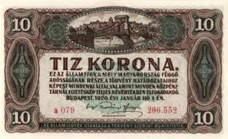 1917. 2K "Deutschösterreich" fny-sal T:I + 1920. 20f T:I+ + 10K T:I-