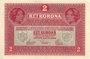 1917. 2K "Deutschösterreich" fny-sal T:I + 1920. 20f T:I+ + 10K T:I-
