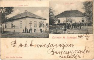1908 Medgyesbodzás, Állami iskola. Kóhn Farkas kiadása (EK)