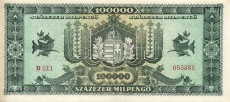 1946. 100.000MP T:I- + 100.000.000MP T:II+ egy gyenge hajtással + 100.000BP T:I-