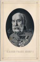 Kaiser Franz Josef I / Ferenc József császár. Selyemlap / Franz Jospeh. Silk card