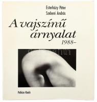 Esterházy Péter- Szebeni András: A vajszínű árnyalat. 1988-. Bp, 1993, Pelikán Kiadó. Fekete-fehér fotókkal gazdagon illusztrálva. Kissé karcos papírkötésben.