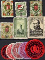 11 db magyar levélzáró