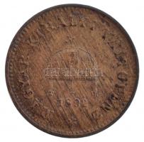 1892KB 1f Br Körmöcbánya (1,70g) T:1- apró ph. / Hungary 1892KB 1 Fillér Br Kremnitz (1,70g) C:AU ti...