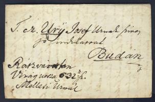 1848 nov. 3. Érdekes levél Úry Józsefnek a Károlyiak jogászának több utalással a szabadságharc eseményeire, Kossuthra