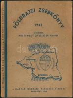 Földrajzi zsebkönyv. Szerk.: Temesy Győző. Bp., 1942,  Magyar Földrajzi Társaság. Papírkötésben, kissé kopott állapotban.