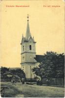 1911 Marosludas, Ludosul de Mures, Ludus; Református templom. W. L. (?) 1610. Glück József kiadása / Calvinist church (EK)