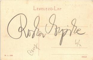 Marosújvár, Uioara, Ocna Mures; Mikó utca, Moga A. N. üzlete. W. L. 1596. / street view, shops (EK)