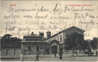 1913 Arad, Arad vármegyei kórház. Kerpel Izsó kiadása / Arad county hospital