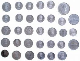 1941-1944. 1P Al (21db, 3xklf) + 1941-1943. 2P Al (9db, 3xklf) + 1943. 5P Al "Horthy Miklós szü...