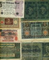 Német Birodalom/Császárság/Weimari Köztársaság, 3.Birodalom kis tétel 1910-44. 53db jobbakkal, nemze...