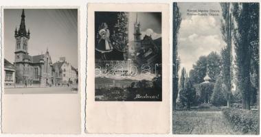 11 db RÉGI történelmi magyar város képeslap / 11 pre-1945 town-view postcards from the Kingdom of Hu...