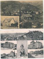 10 db RÉGI külföldi város képeslap / 10 pre-1945 European town-view postcards