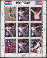 1986 Panamerikai játékok, Indianapolis kisív, Pan American Games, Indianapolis mini sheet Mi 4078