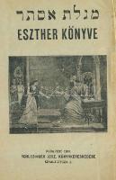 1906 Eszter könyve, Schleszinger Jósz. Budapest 36 old. / Book of Esther printed in Budapest