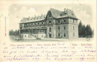 1898 Tátralomnic, Tatranská Lomnica (Tátra, Magas-Tátra, Vysoké Tatry); Tátra-Lomniczi szálloda / Tatra-Lomnitz Hotel