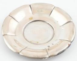 Masszív ezüst (Ag) poháralátétek 2 db. Jelzett, mesterjegyes  160 g,  d: 11 cm