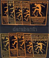 10 klf német sport levélzáró, vegyes minőség