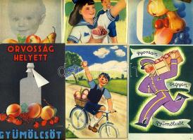 6 db grafikus reklámlap