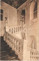 Kassa, Kosice; könyvtár, lépcsőház, belső. Foto Győri & Boros / Bibliothek der Stadt Kosice. Stiegenhaus / library, stairway, interior