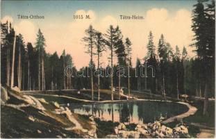 1916 Tátraotthon, Tatraheim, Tatranské Zruby (Tátra, Magas-Tátra, Vysoké Tatry); látkép / general view (EK)