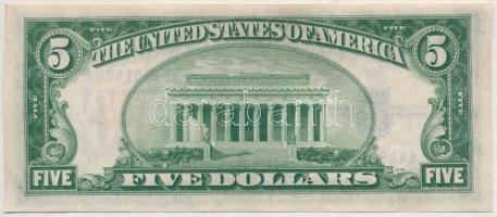 Amerikai Egyesült Államok 1934-1945. (1935A) 1$ "Silver Certificate - kisméretű" sárga pec...