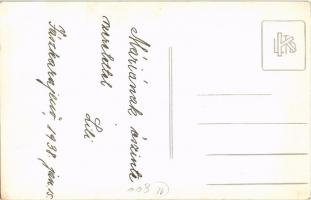 1938 Jászkarajenő, Római katolikus templom, belső, oltár. photo  (EK)