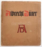 Aus Albrecht Dürers Kupferstichen. Berlin, Fischer & Franke metszet reprodukciók 22 t zsinórfűzött papírkötésben 26x30 cm