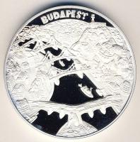 1998. "Pest, Buda, Óbuda egyesítésének évfordulójából" Ag emlékérem 5oz. (155,51g) T:PP Er...