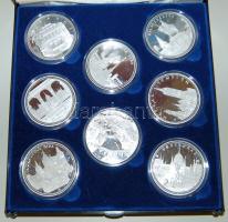 1998. "Pest, Buda, Óbuda egyesítésének évfordulójából" kiadott Ag emlékérem sorozat, benne...