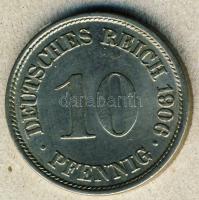 Német Birodalom/Császárság 1906F 10Pf T:2/2+ + 1917 10Pf Zn T:1/2+