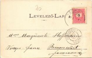 1899 Stósz, Stoósz, Stós; Wlaszlovits-féle késgyár. Wlaszlovits Gusztáv kiadása 1053. / knife factor...