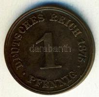 Német Birodalom/Császárság 1874A 1Pf T:3+ + 2Pf T:2-/3+ + 1875A 1Pf T:2-/3+