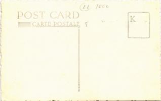 1940-1950 Csíkszereda, Miercurea Ciuc; Római katolikus főgimnáziumban végzett ifjak, tablókép / tabl...