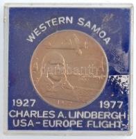 Nyugat-Szamoa 1977. 1T Lindbergh repülése T:1 Western Samoa 1977. 1 Tala Lindbergh Flight C:UNC Krause KM#26