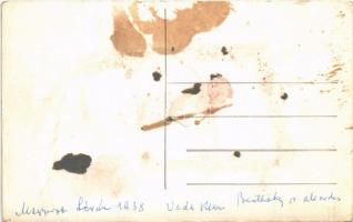 1938 Léva, Levice; bevonulás, rendőr alezredes / entry of the Hungarian troops, Police lieutenant co...