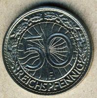 Német Birodalom/Weimari Köztársaság 1928F 50Rpf T:2-/3+ pici ph + 1937A 50Rpf T:2