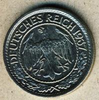 Német Birodalom/Weimari Köztársaság 1928F 50Rpf T:2-/3+ pici ph + 1937A 50Rpf T:2