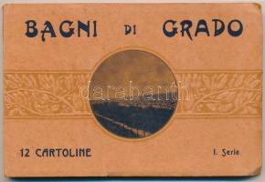 Grado, Bagni - 12 Cartoline I. Serie / postcard booklet with 12 postcards