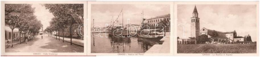 Grado, Bagni - 12 Cartoline I. Serie / postcard booklet with 12 postcards