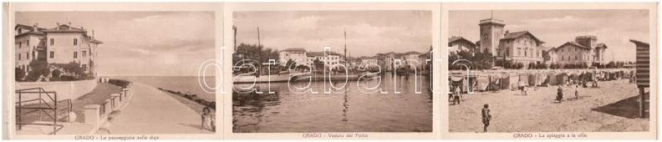 Grado, Bagni - 12 Cartoline I. Serie / postcard booklet with 12 postcards