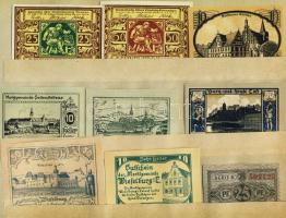 Német Birodalom/Weimari Köztársaság 1920-as évek eleje 90db klf szükségpénz korabeli albumban T:I