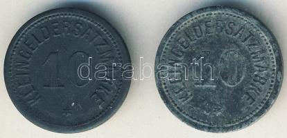 Német Birodalom/Császárság/Darmstadt 1917. 10Pf(2x) szükségpénz T:3