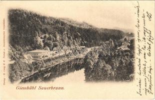 1903 Kyselka, Giesshübl Sauerbrunn (bei Karlsbad / Karlovy Vary); (EB)