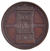 Olaszország 1826. "Andrea Appiani" Br emlékérem. Szign.: L. Manfredini F. (46,80g/43mm) T:...