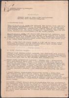 1963 A Csepel Autógyárban 4 munkás sérülését okozó üzemi baleset bírósági iratai, az ügyben hozott í...